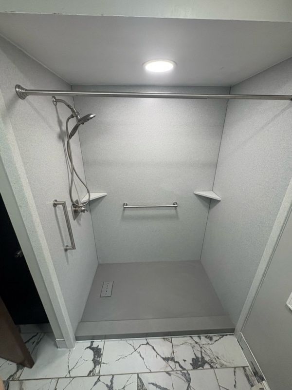 Walk In Shower Installation detail